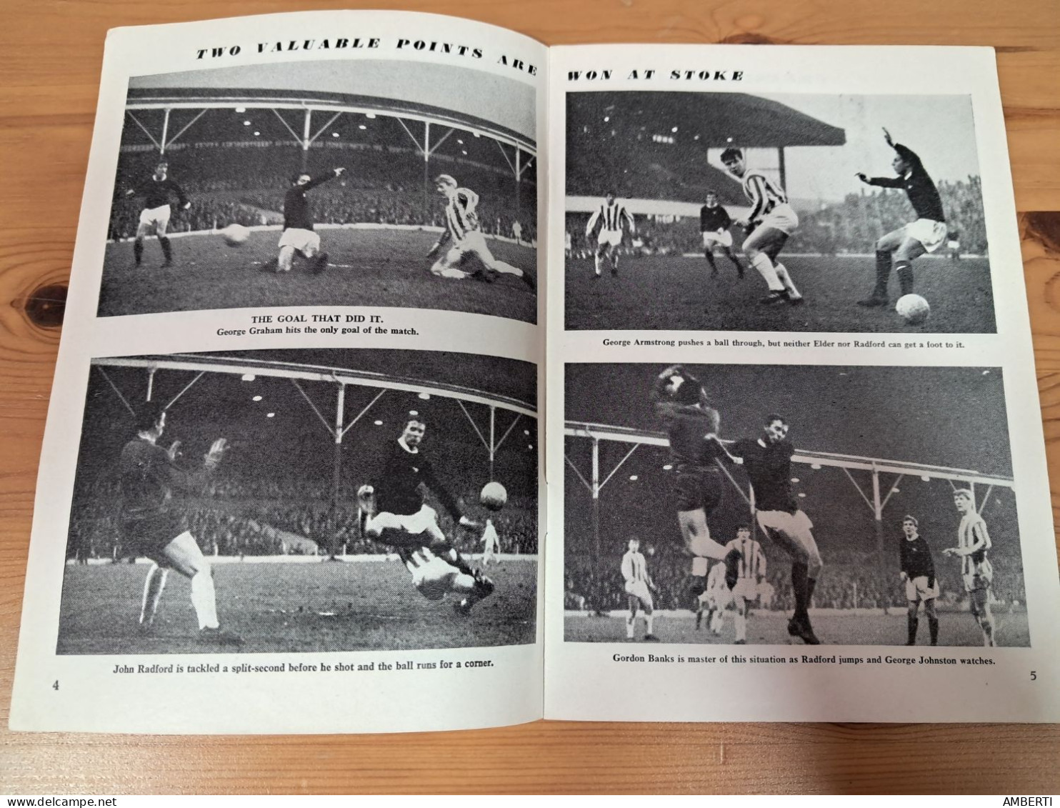 Programa Arsenal Chelsea Temporada 1967/68 - Sport