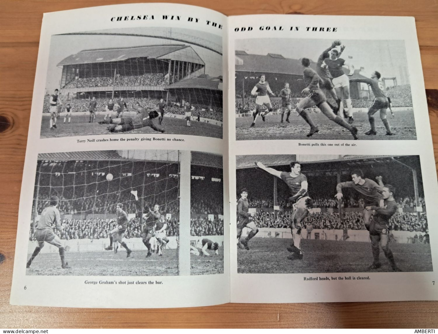 Programa Arsenal Chelsea Temporada 1967/68 - Deportes