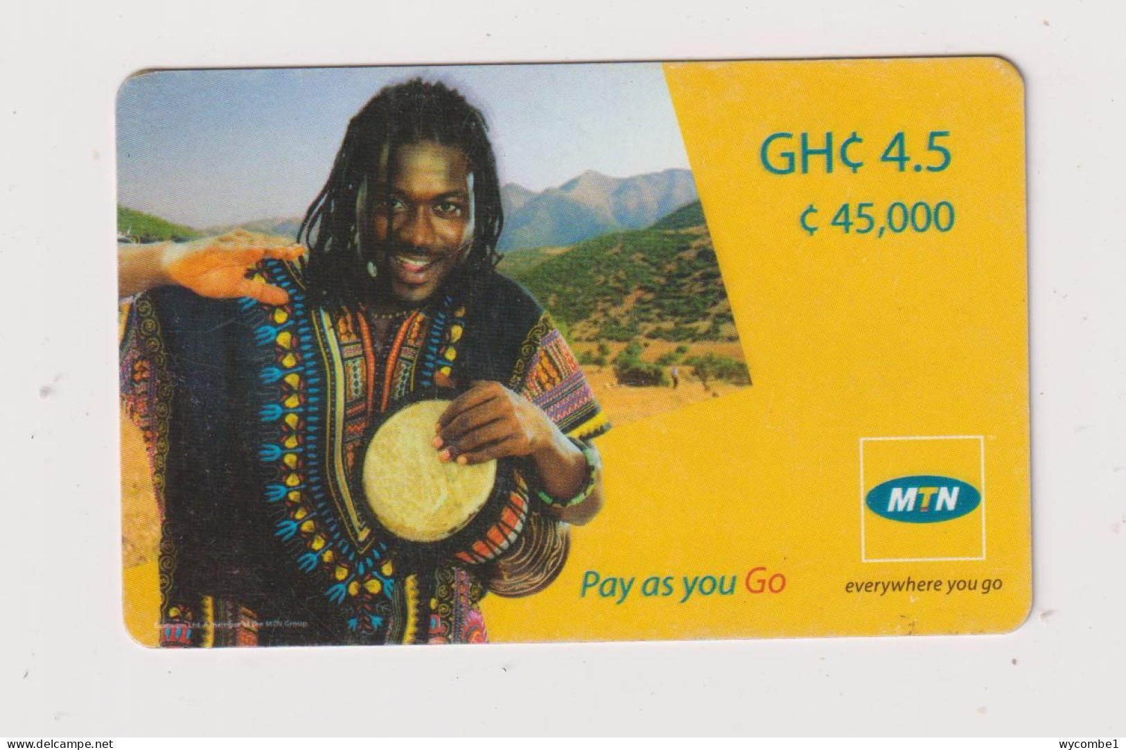 GHANA - MTN Remote Phonecard - Ghana