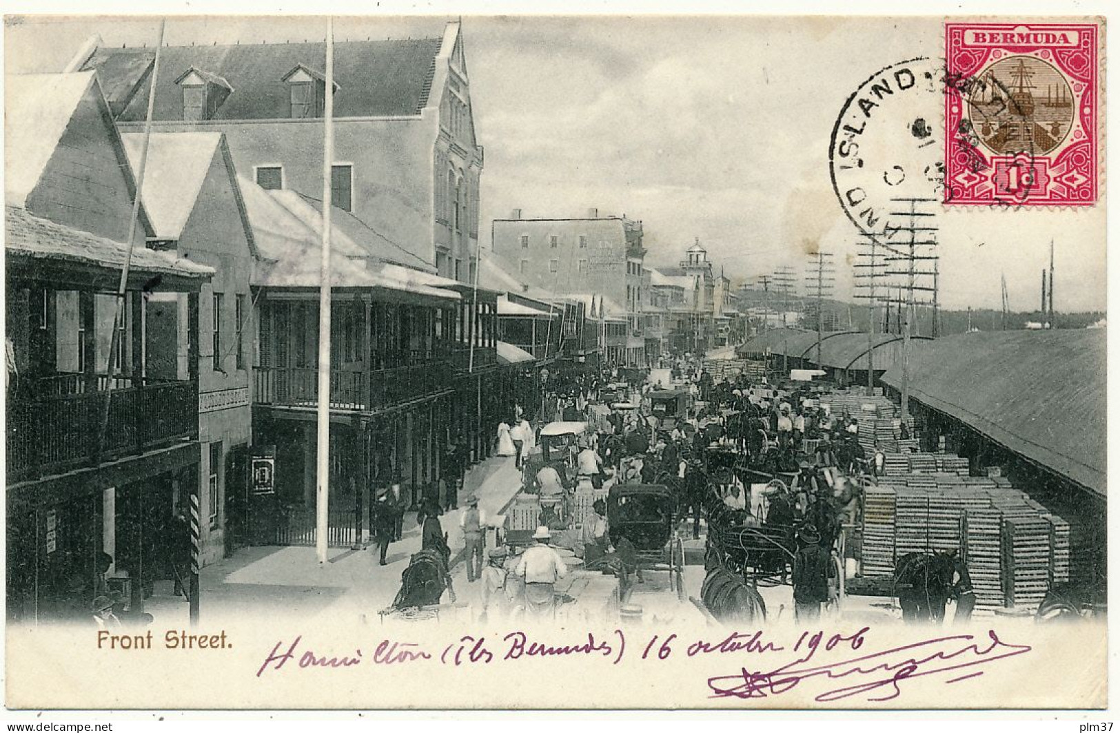 BERMUDA - Hamilton , Front Street - Bermudes