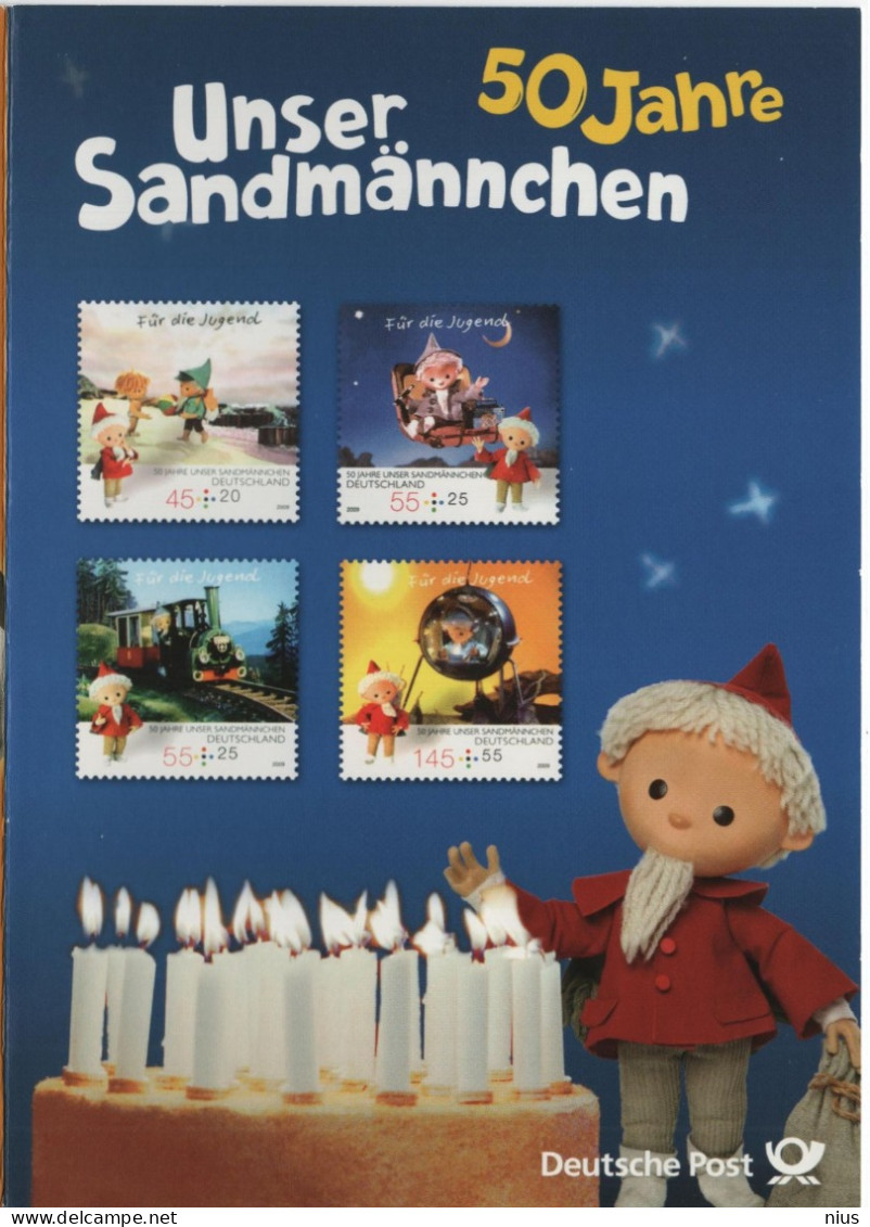 Germany Deutschland 2009 Fur Die Jugend, 50 Jahre Fernsehsendung, Unser Sandmännchen, Film Cinema, Berlin - 2001-2010