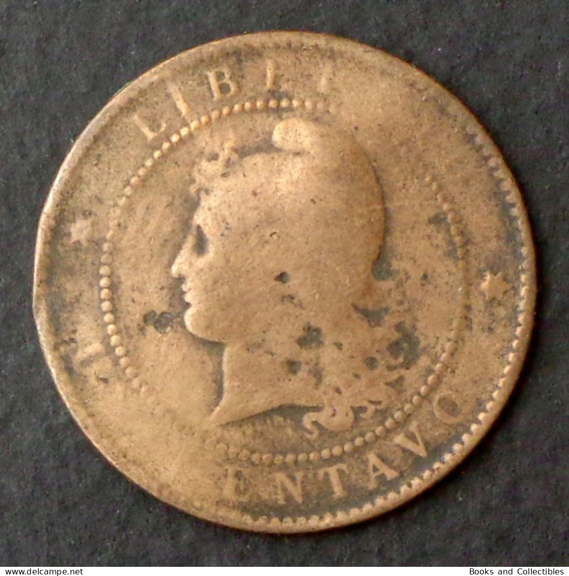 ARGENTINA - 1 Centavo 1884 - KM# 32 * Ref. 0087 - Argentina