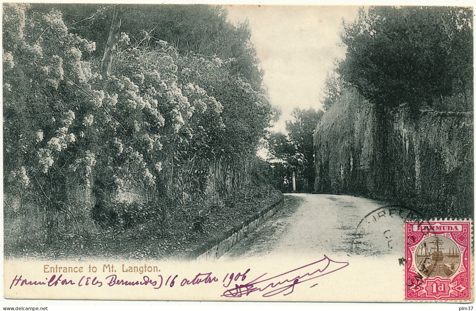 BERMUDA - Entrance To Mt Langton - Bermuda