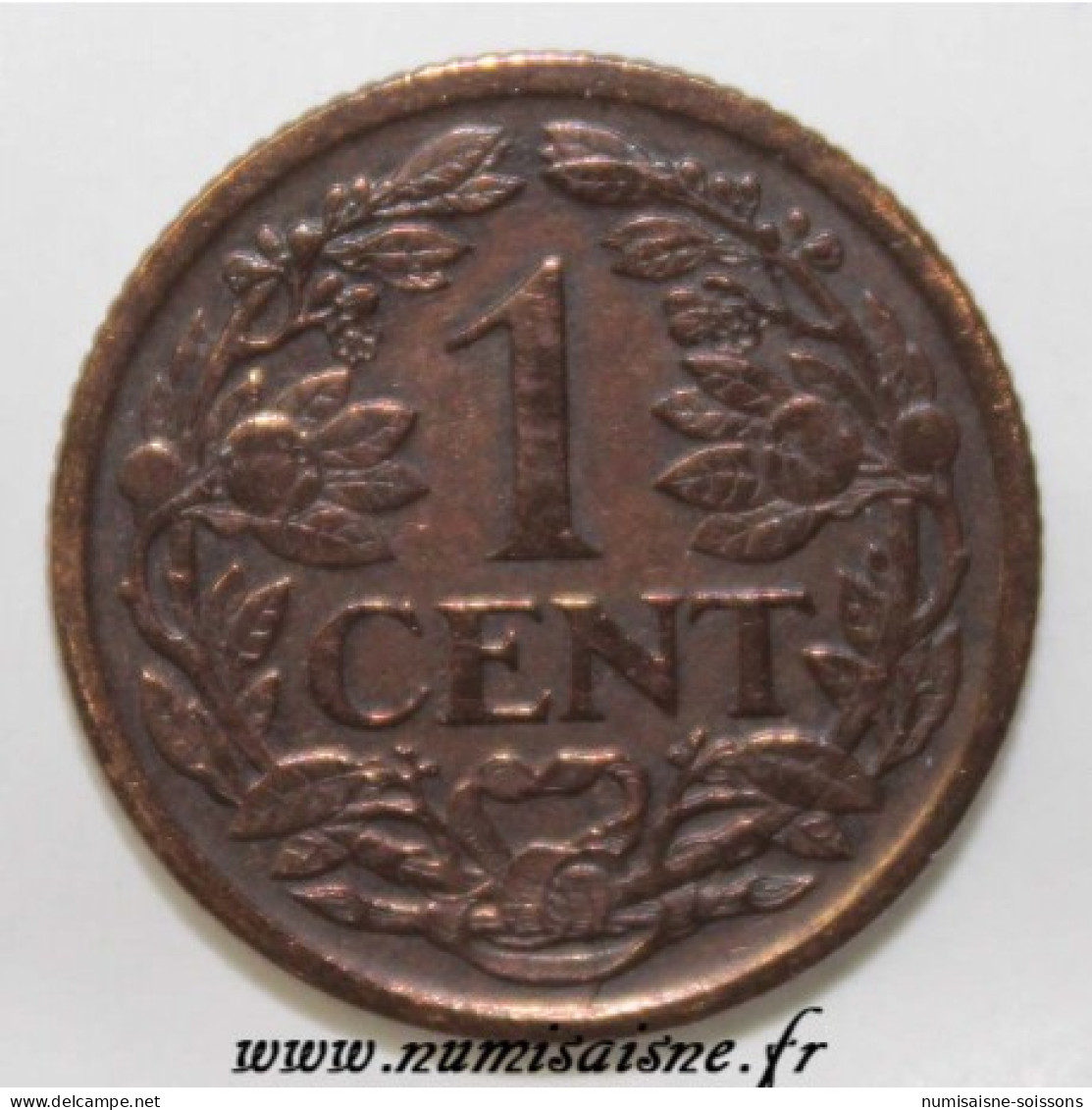 PAYS BAS - KM 152 - 1 CENT 1915 - Wilhelmine - TTB - 1 Centavos