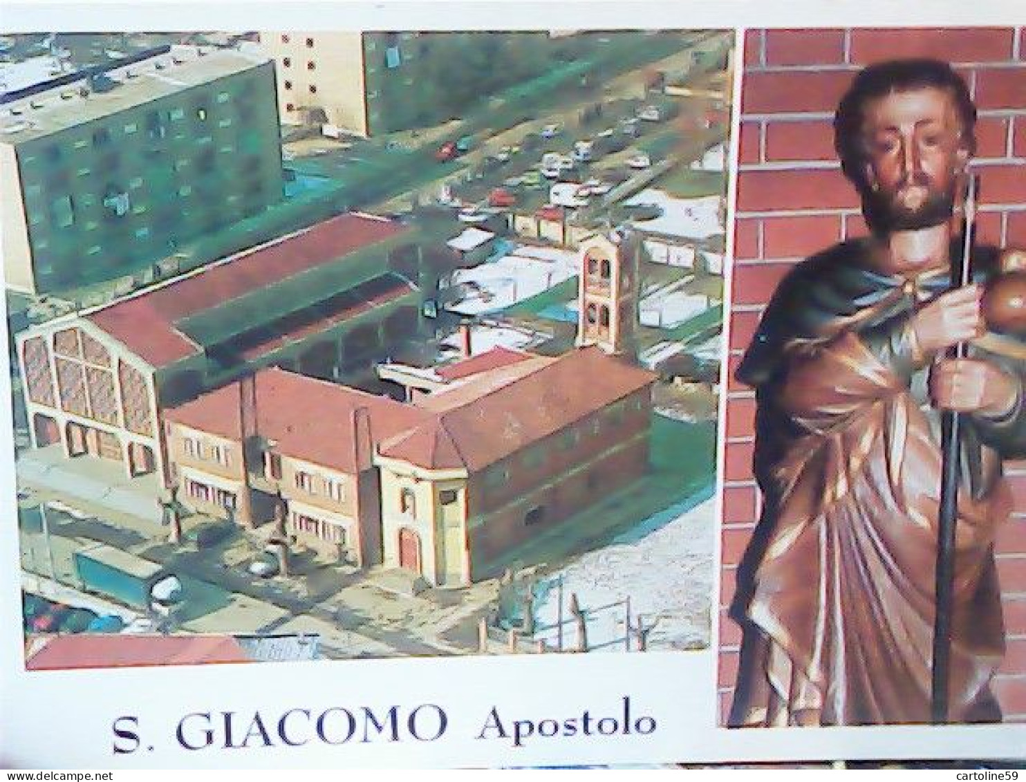 TORINO S SAN GIACOMO APOSTOLO PARROCCHIA  FRANCESCANI BENEDIZIONE NUOVA CHIESA   N2002  JU6635 - Kirchen