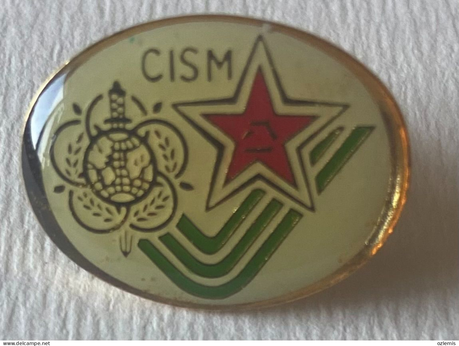 CISM,CISM INTERNATIONAL MILITARY SPORTS COUNCIL ,PIN,BADGE - Games