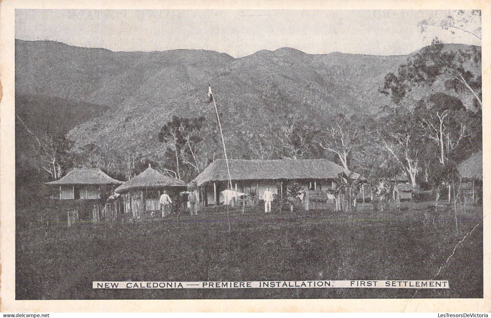 Nouvelle Calédonie  - New Caledonia - Premiere Installation - First Settlement - Carte Postale Ancienne - Nouvelle-Calédonie