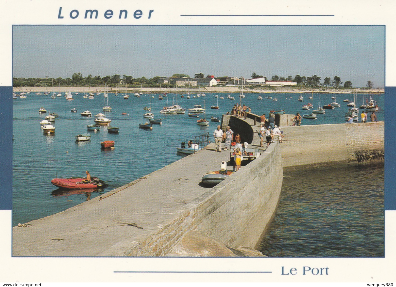 56  LOMENER En PLOEMEUR  Prés LORIENT. Le Port     TB PLAN - Ploemeur