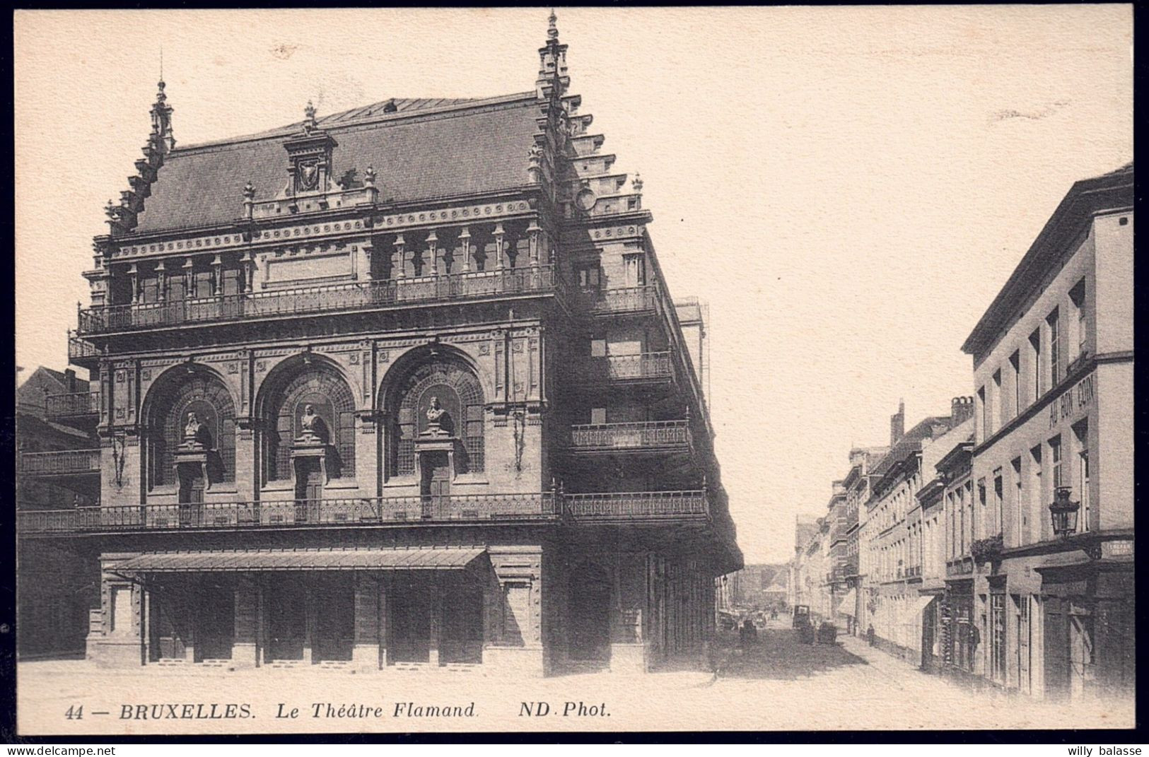 +++ CPA - BRUSSEL - BRUXELLES - Théâtre Flamand - ND Phot.  // - Onderwijs, Scholen En Universiteiten