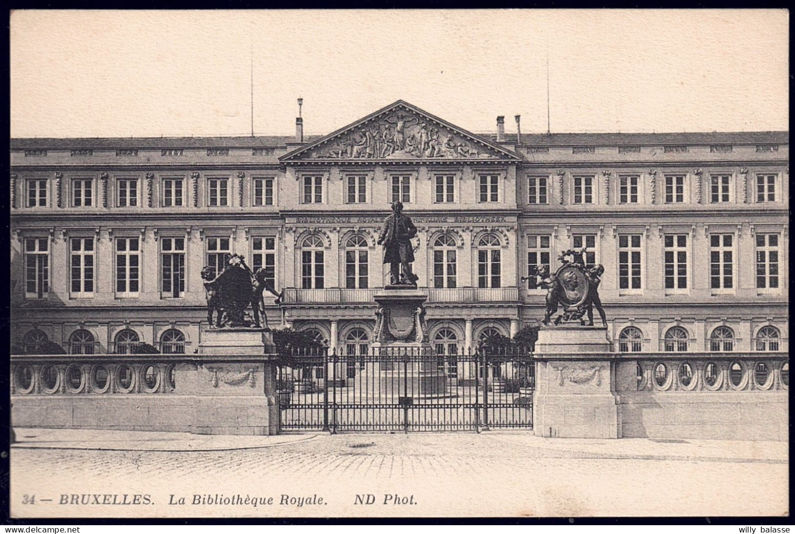 +++ CPA - BRUSSEL - BRUXELLES - Bibliothèque Royale - ND Phot.  // - Museen