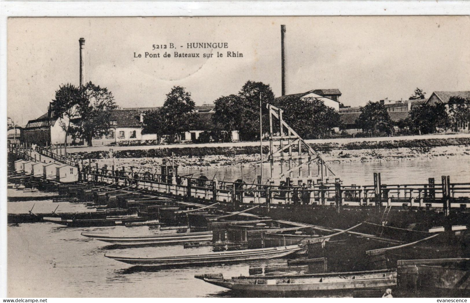 Huningue : Pont De Bateaux     /// Fév. 24 // BO. 68 - Huningue