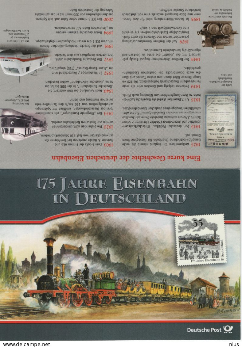 Germany Deutschland 2010 175 Jahre Eisebahn, Train Railroad Railway, Berlin - 2001-2010