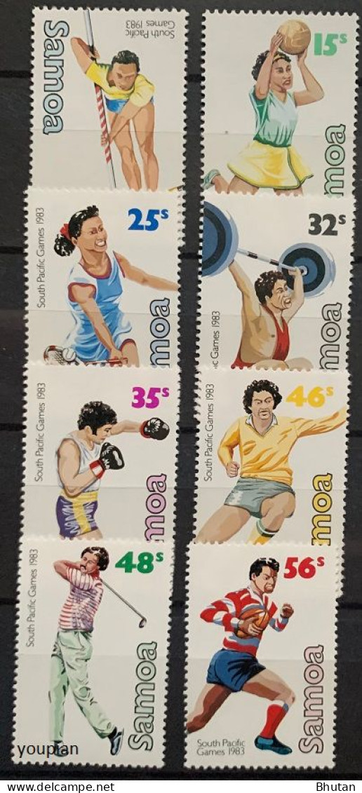 Samoa 1983, South Pacific Games, MNH Stamps Set - Samoa