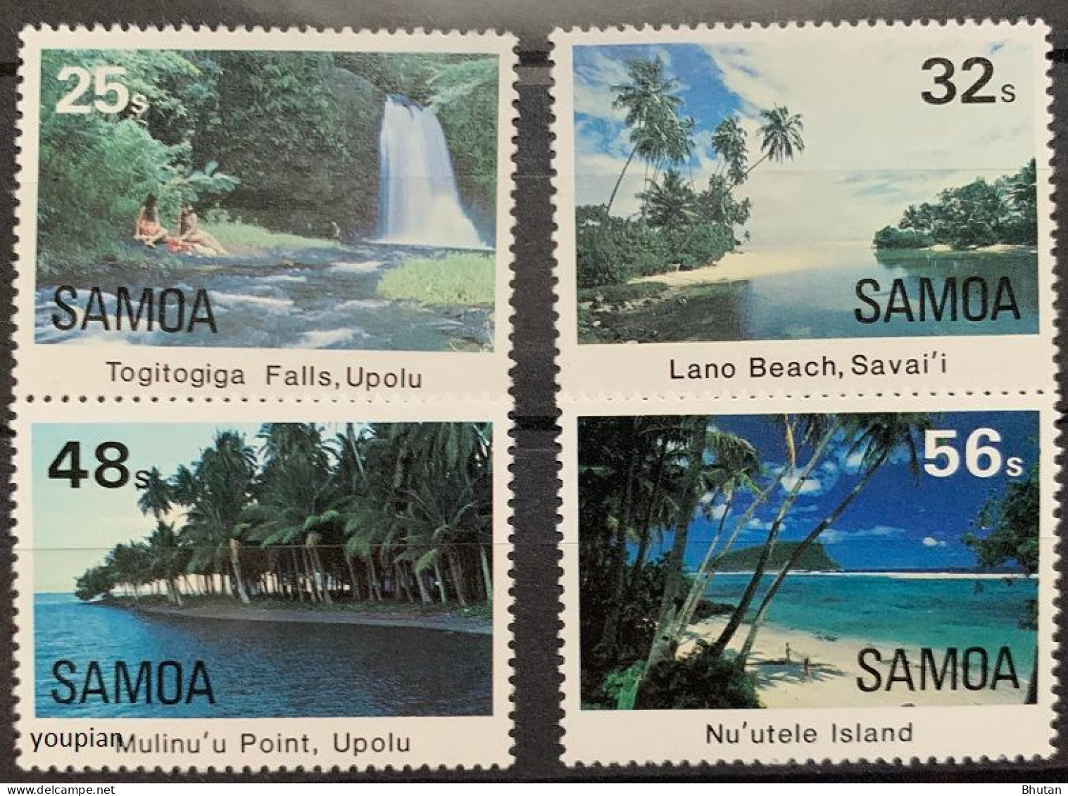 Samoa 1984, Landscapes, MNH Stamps Set - Samoa