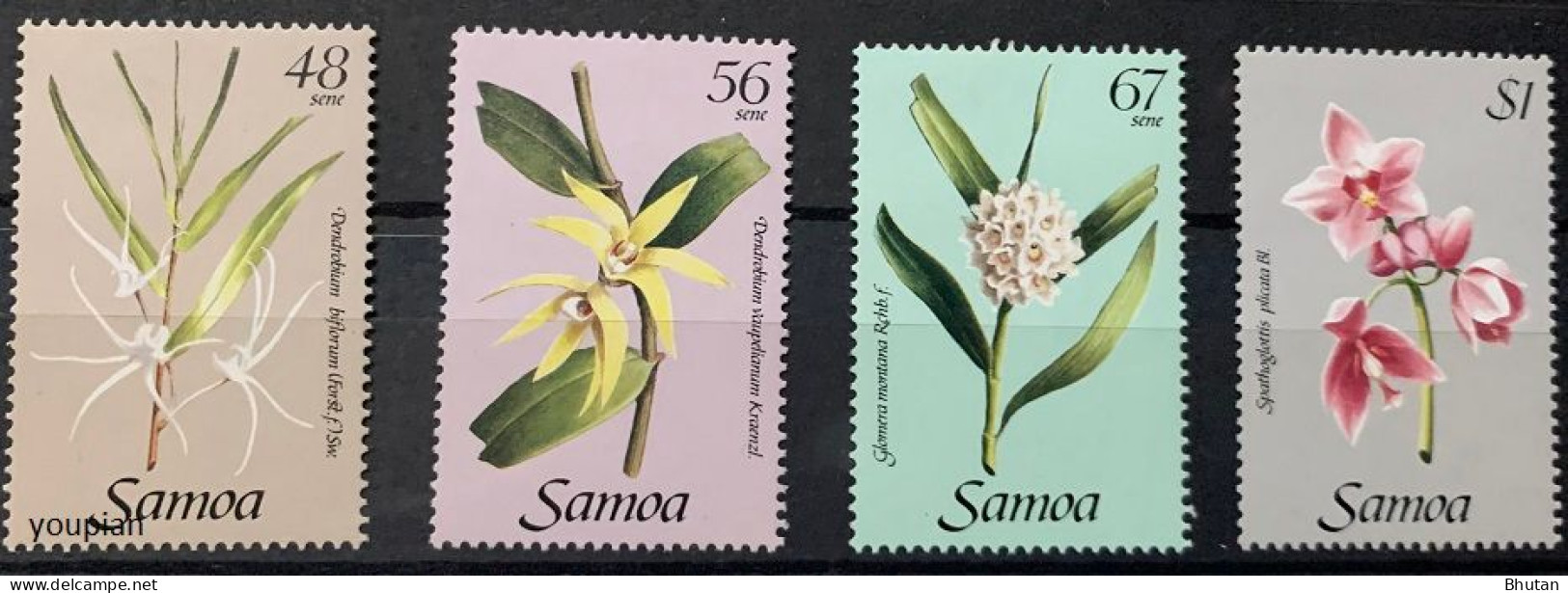 Samoa 1985, Orchids, MNH Stamps Set - Samoa