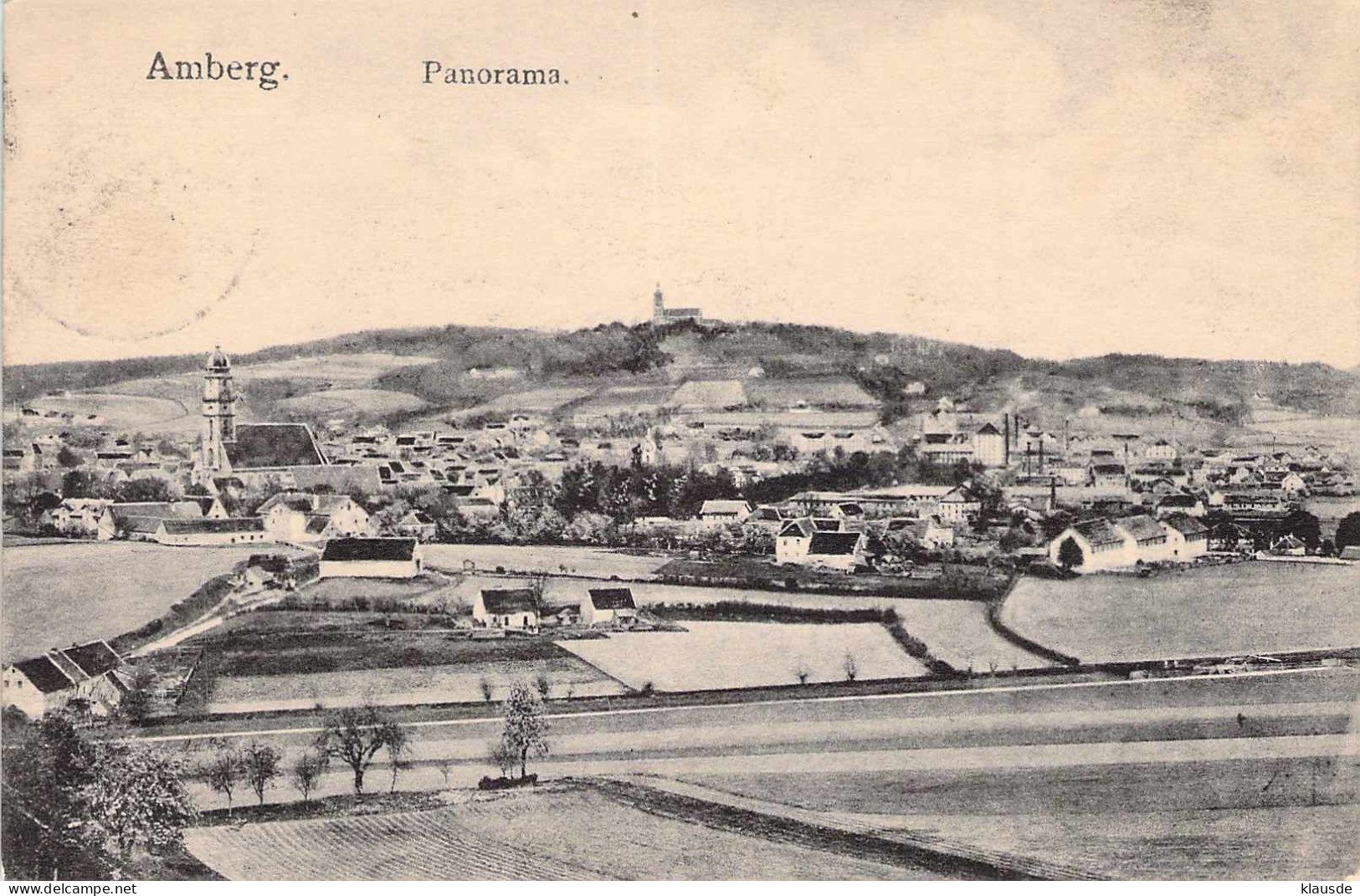 Amberg - Panorama Gel.1908 - Amberg