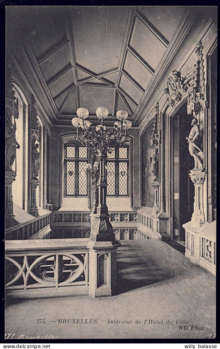 +++ CPA - BRUSSEL - BRUXELLES - Intérieur De L'Hôtel De Ville - ND Phot. // - St-Gilles - St-Gillis