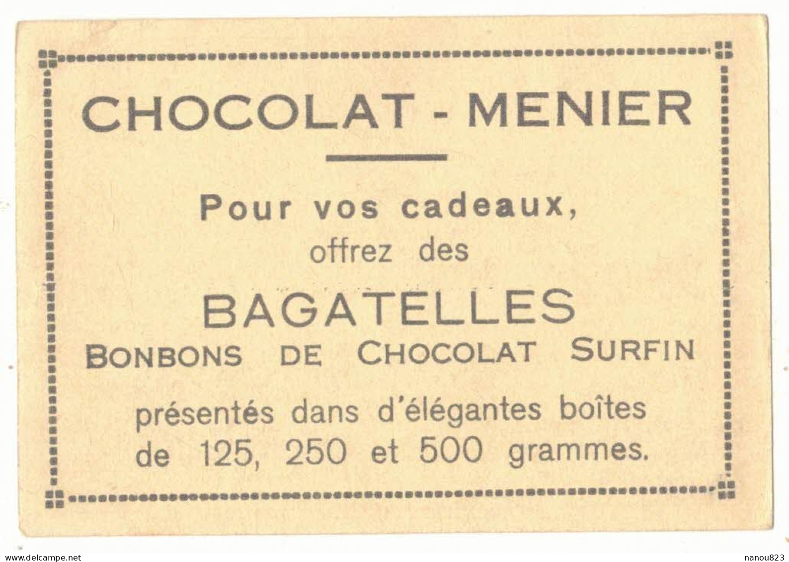 IMAGE CHROMO CHOCOLAT MENIER BAGATELLES N° 606 ESTONIE NARVA L'ANCIENNE FORTERESSE HERMANNI LINNUS CHÂTEAU MEDIEVAL - Menier