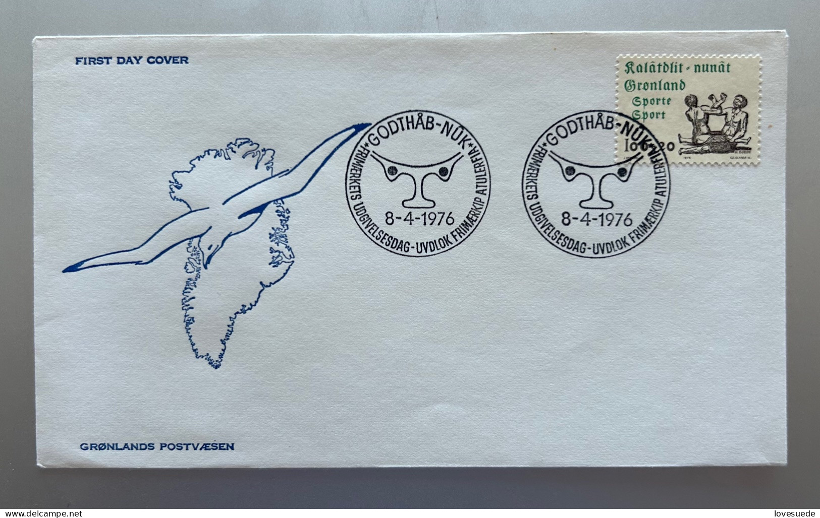 Groenland FDC 08/04/1976 - FDC