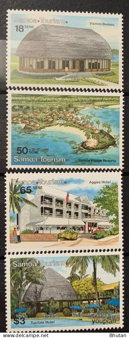 Samoa 1990, Toursim, MNH Stamps Set - Samoa