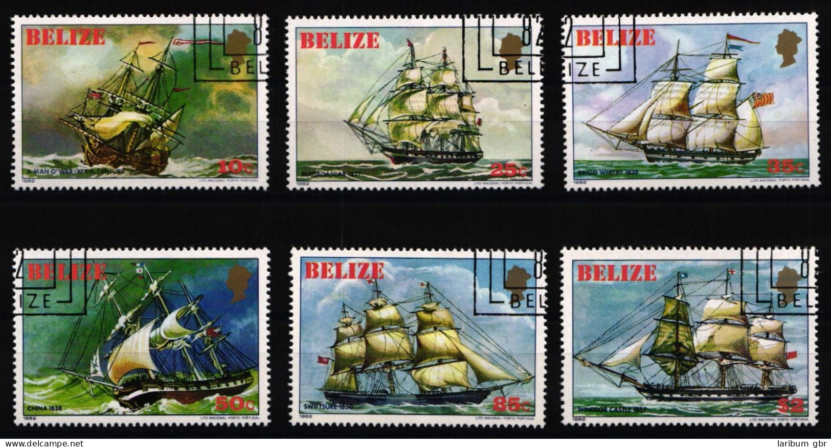 Belize 625-630 Gestempelt Schifffahrt #JH877 - Belize (1973-...)