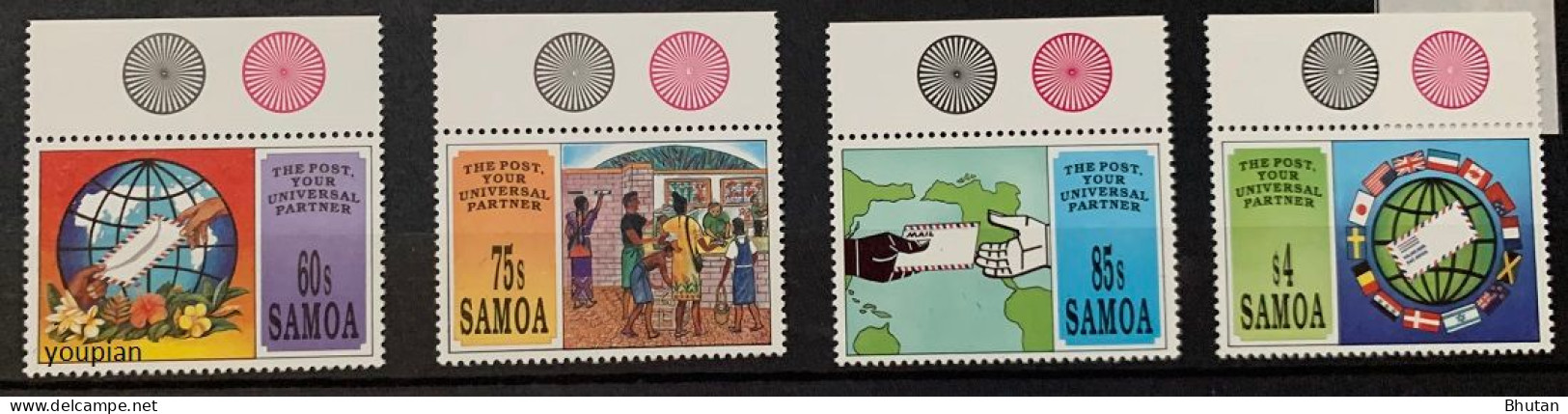 Samoa 1993, World Post Day, MNH Stamps Set - Samoa