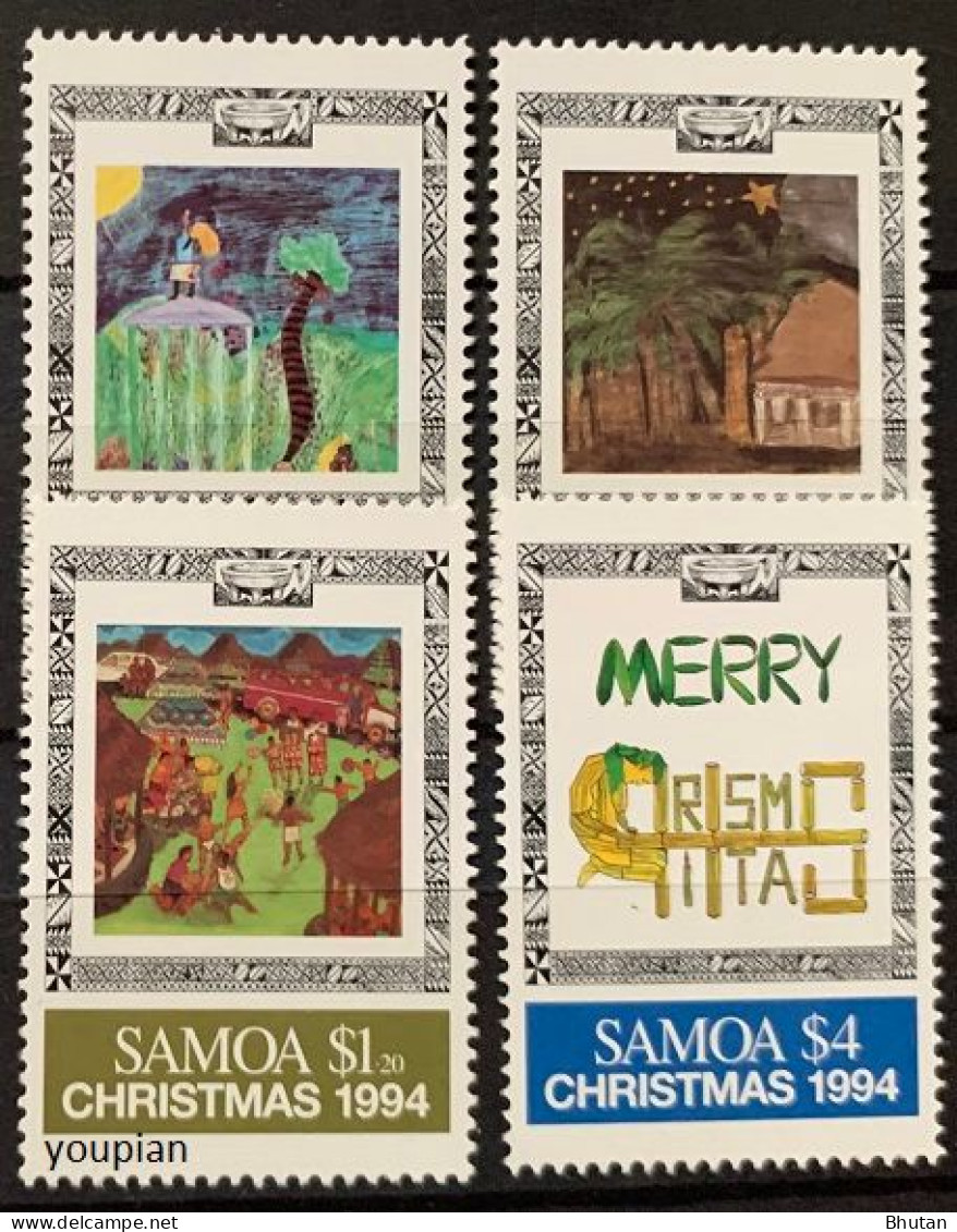 Samoa 1994, Christmas, MNH Stamps Set - Samoa