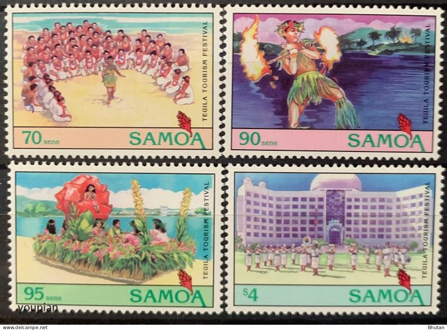Samoa 1994, Teuila Tourism Festival, MNH Stamps Set - Samoa