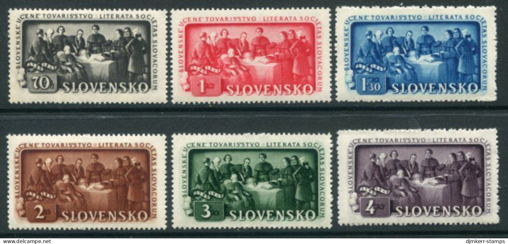 SLOVAKIA 1942 Literary Society MNH / **. Michel 105-10 - Nuevos