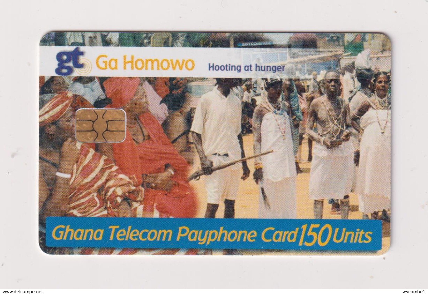 GHANA - Hooting At Hunger Chip Phonecard - Ghana