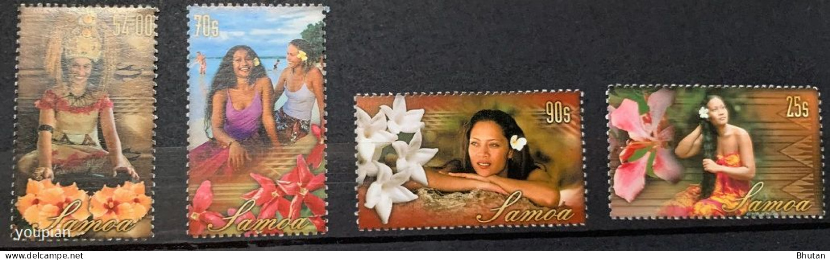 Samoa 2004, Women Of Samoa, MNH Stamps Set - Samoa