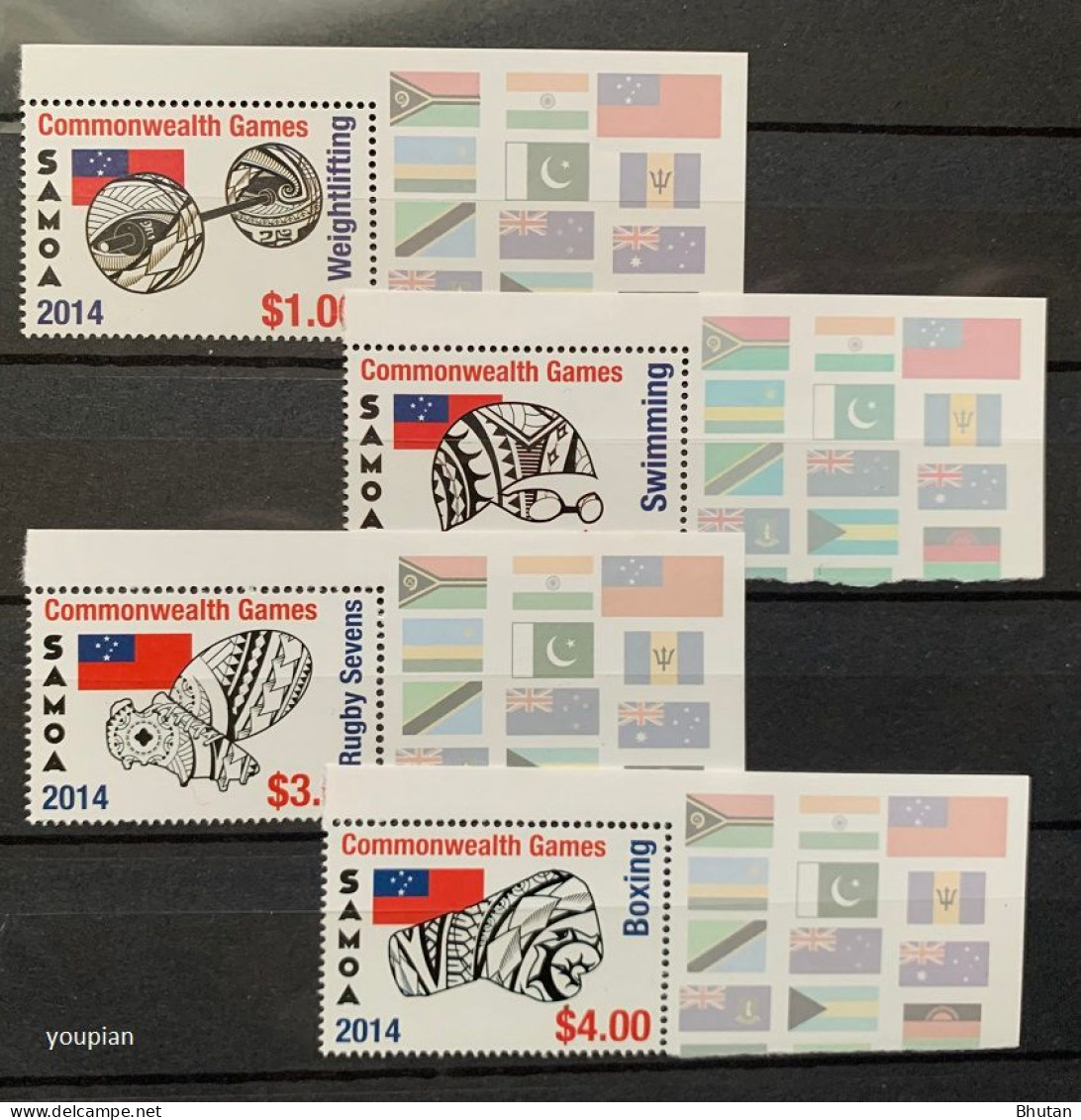 Samoa 2014, Commonwealth Games, MNH Stamps Set - Samoa