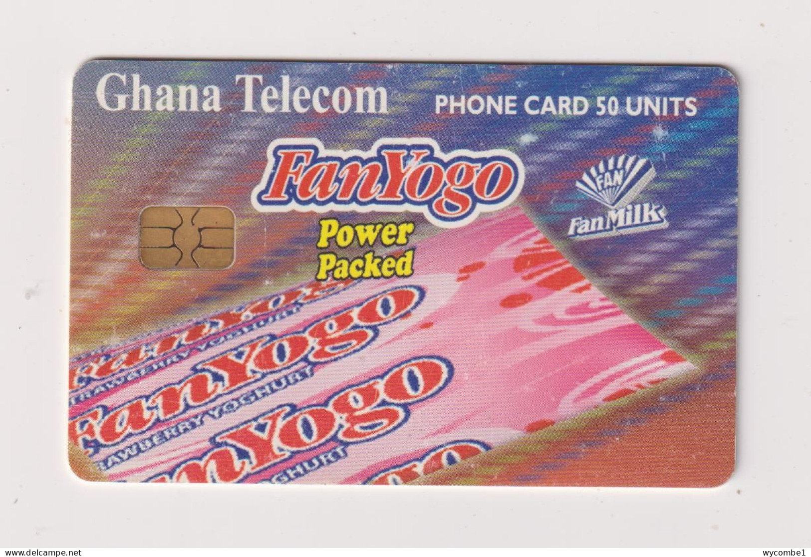 GHANA - Fan Yogo Chip Phonecard - Ghana