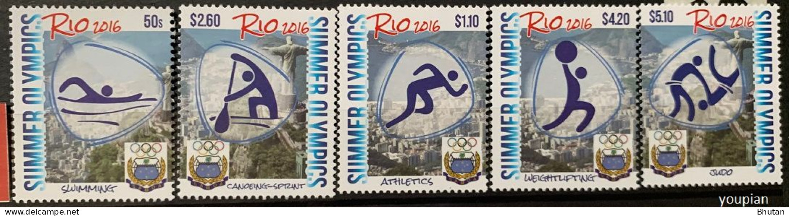 Samoa 2016, Summer Olympic Games In Rio De Janeiro, MNH Stamps Set - Samoa