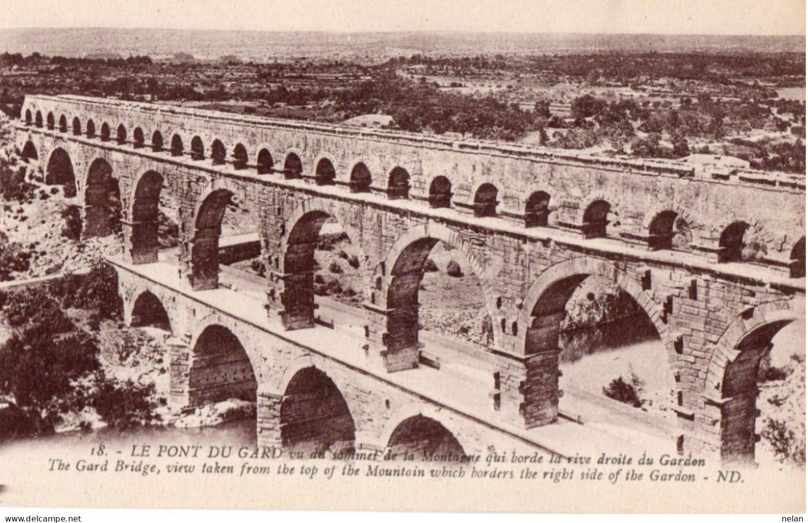 LE PONT DU GARD - F.P. - Remoulins