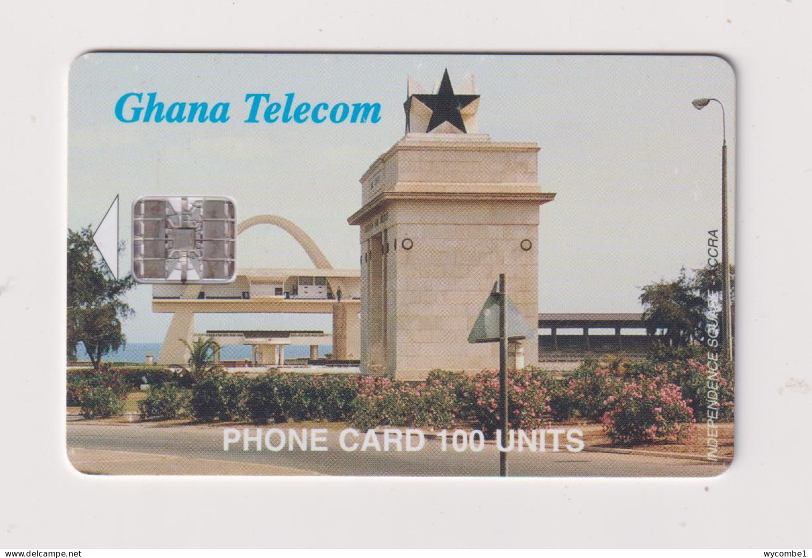 GHANA - Independence Square Chip Phonecard - Ghana