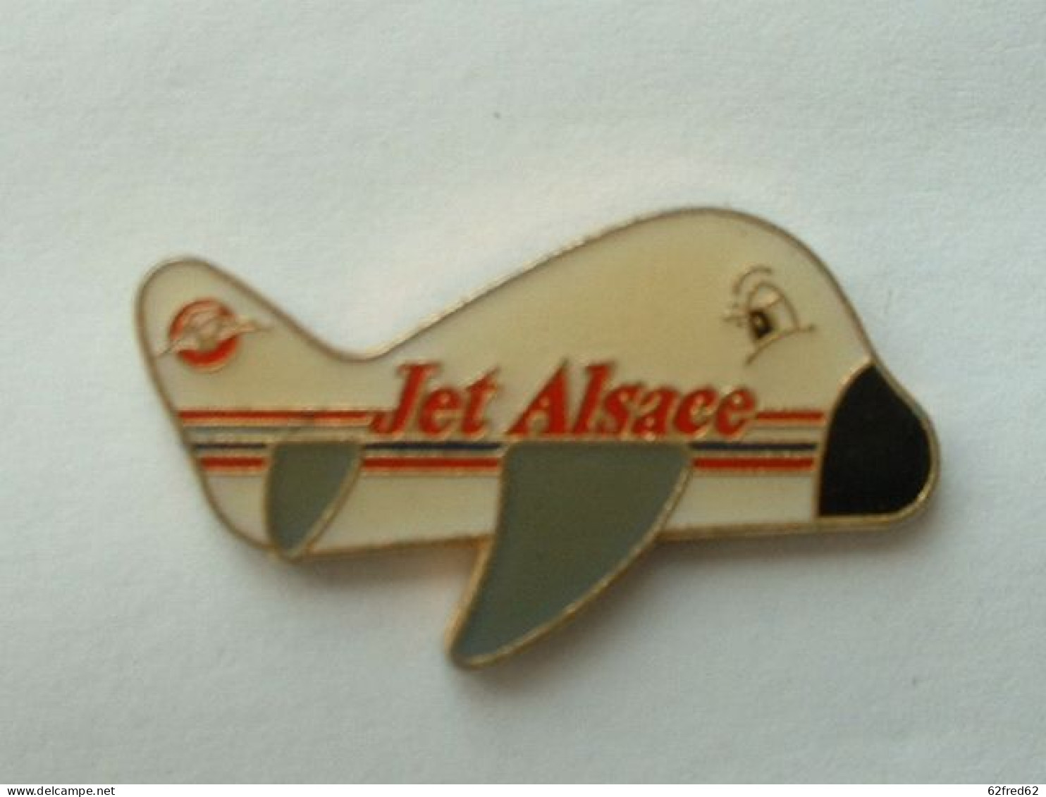 Pin's AVION - JET ALSACE - Avions