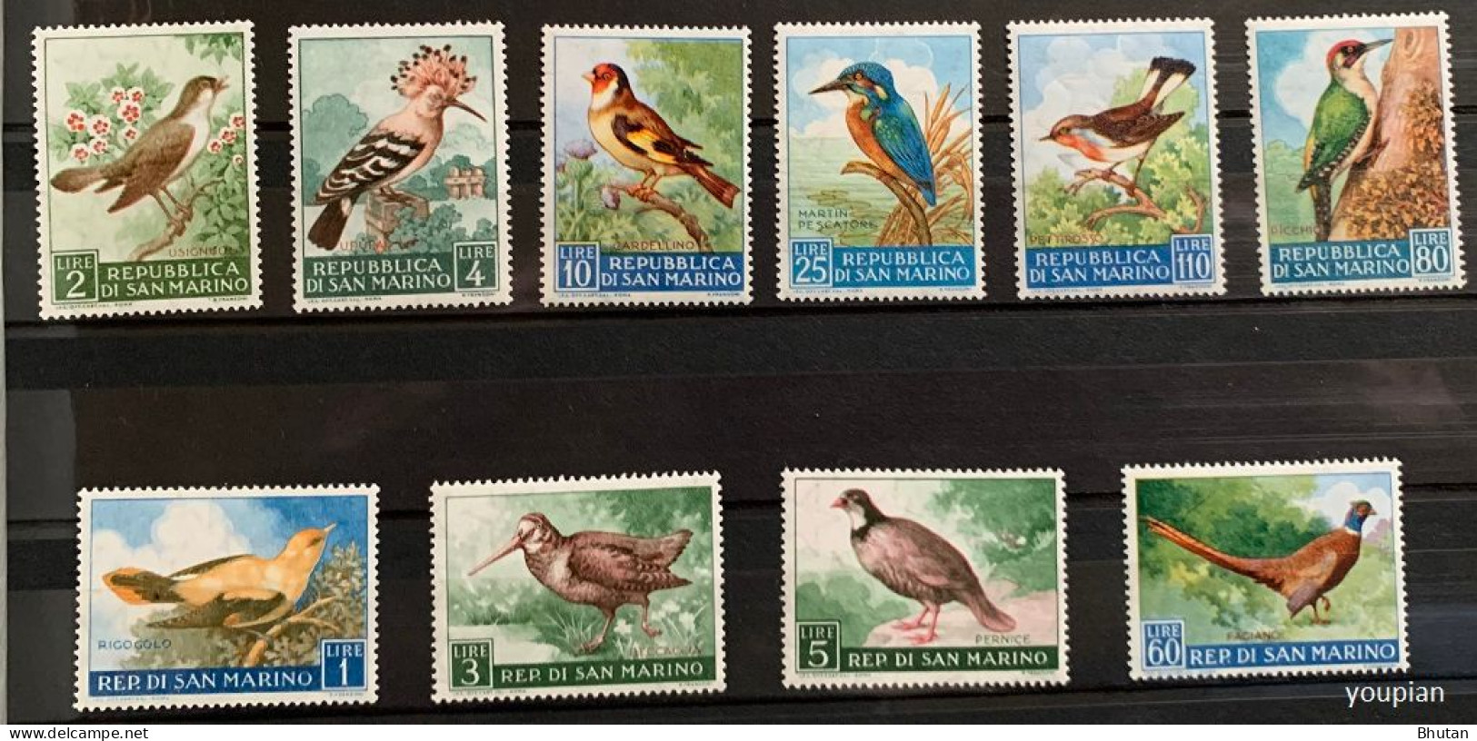 San Marino 1960, Birds, MNH Stamps Set - Neufs