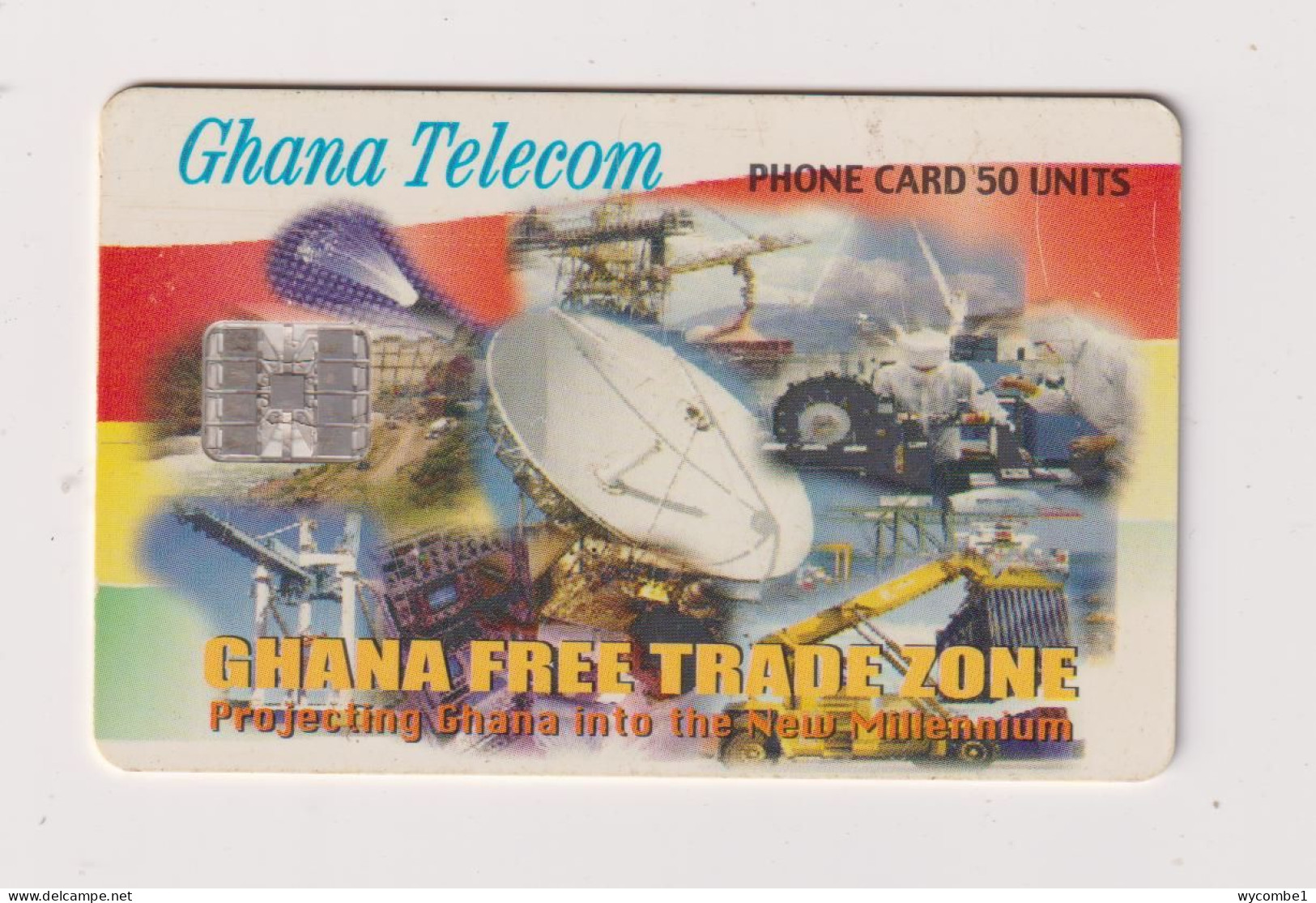 GHANA - Free Trade Zone Chip Phonecard - Ghana