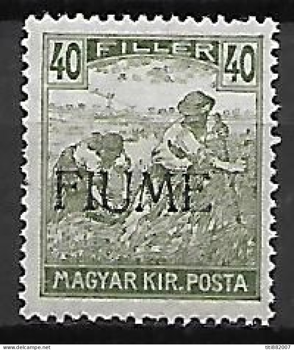 FIUME   -  1919.   Y&T N°13 *.     Cote 30,00 Euros - Fiume