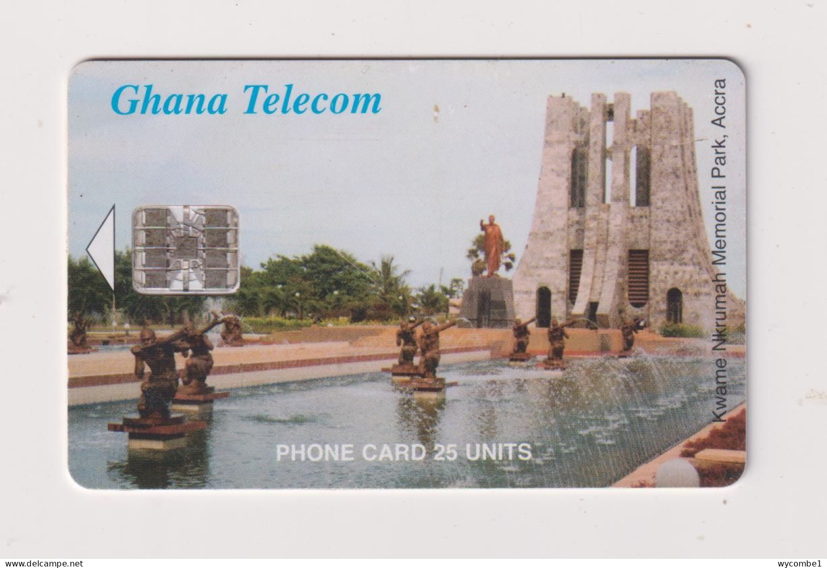 GHANA - Nkrumah Memorial Park Chip Phonecard - Ghana