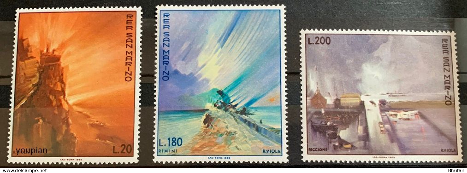 San Marino 1969, International Stamp Exhibition Riccione, MNH Stamps Set - Neufs