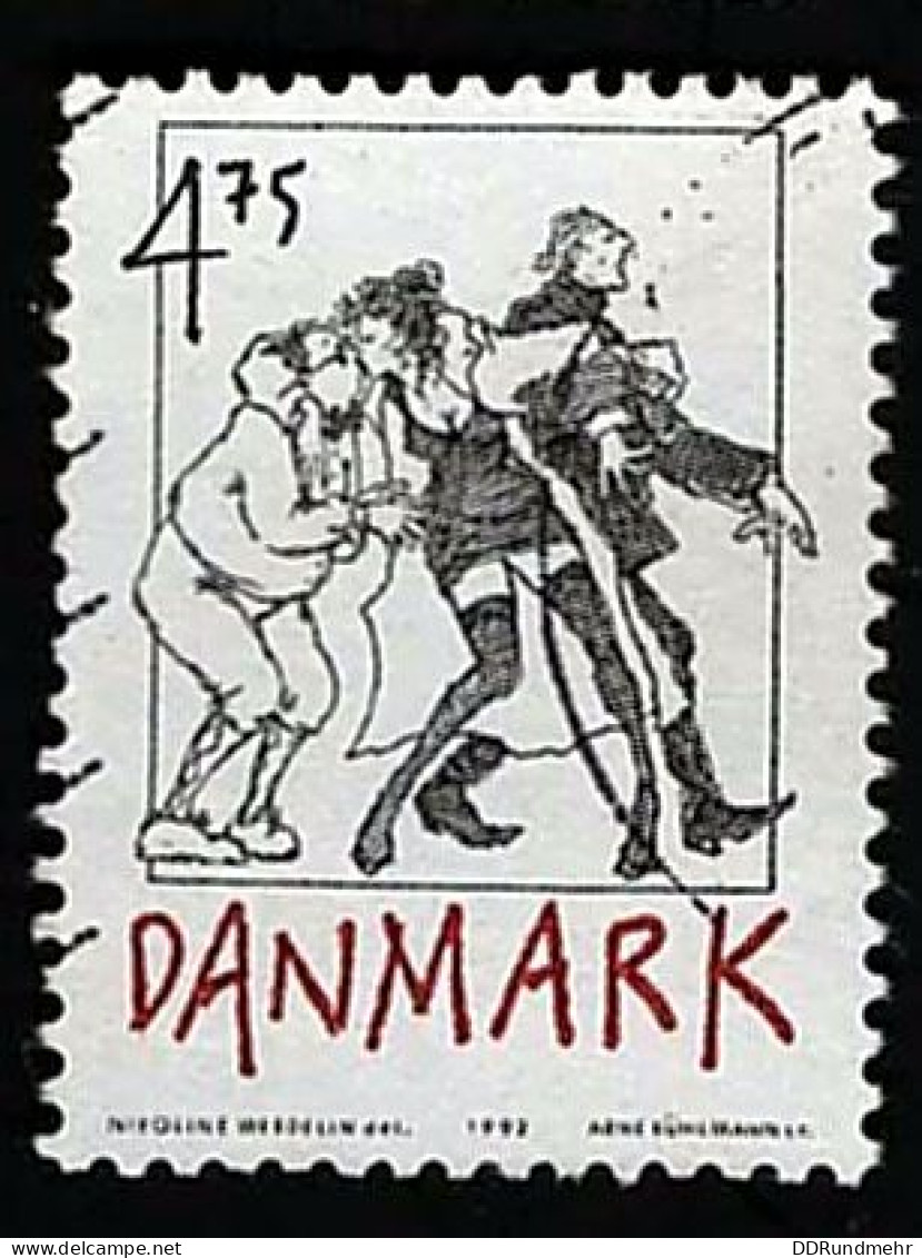 1992 Cartoons Michel DK 1041 Stamp Number DK 970 Yvert Et Tellier DK 1044 Stanley Gibbons DK 988 AFA DK 1030 Used - Used Stamps