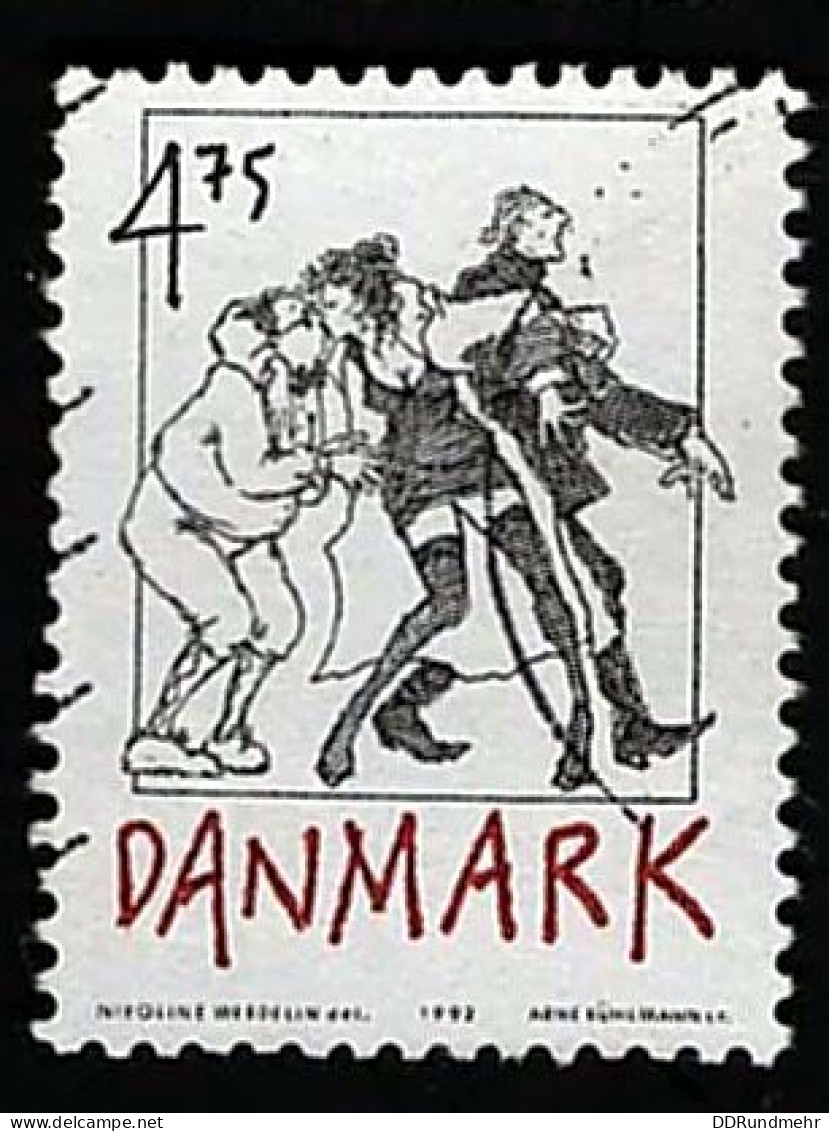 1992 Cartoons Michel DK 1041 Stamp Number DK 970 Yvert Et Tellier DK 1044 Stanley Gibbons DK 988 AFA DK 1030 Used - Oblitérés