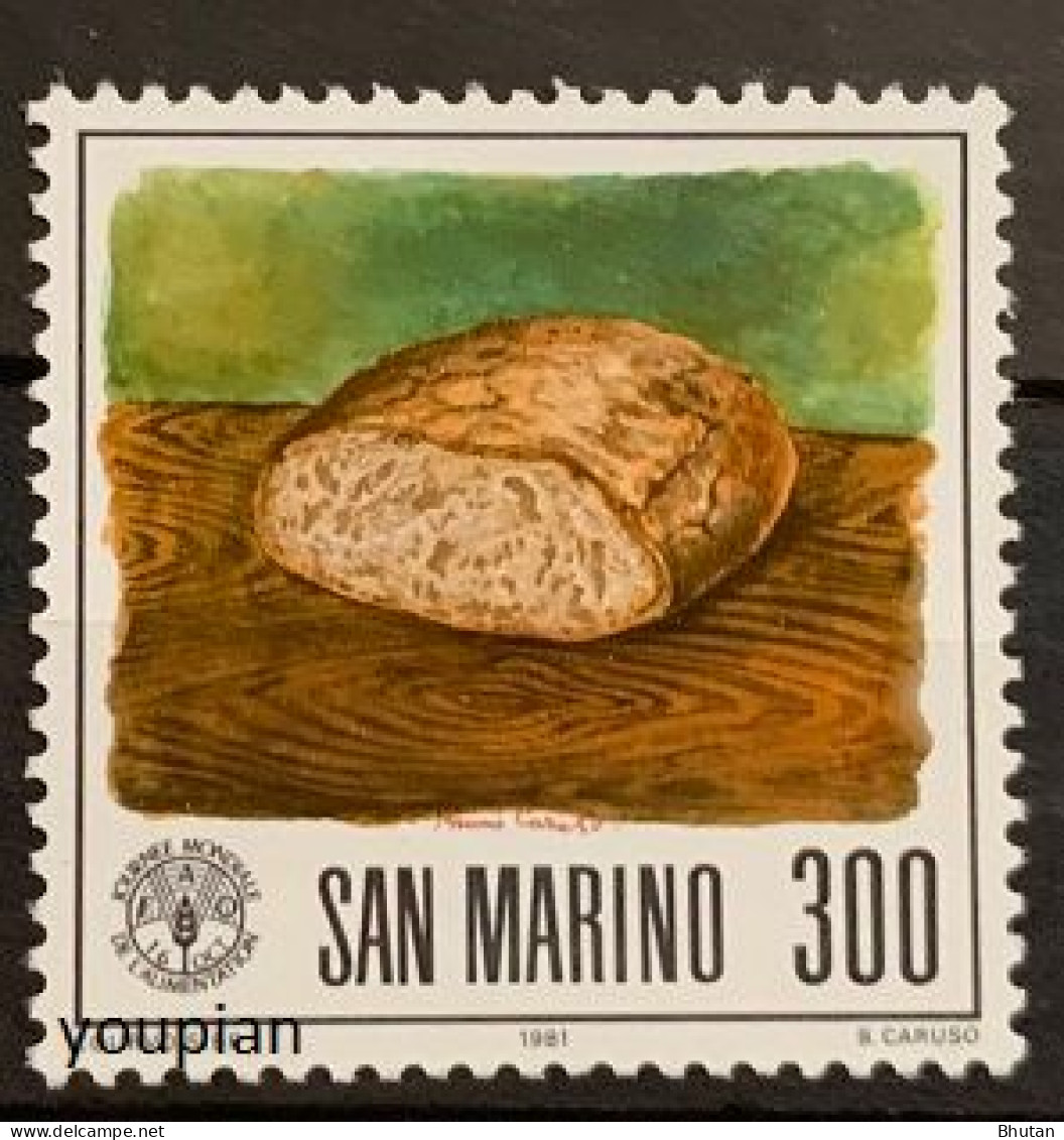 San Marino 1981, World Nutrition Day, MNH Single Stamp - Nuovi