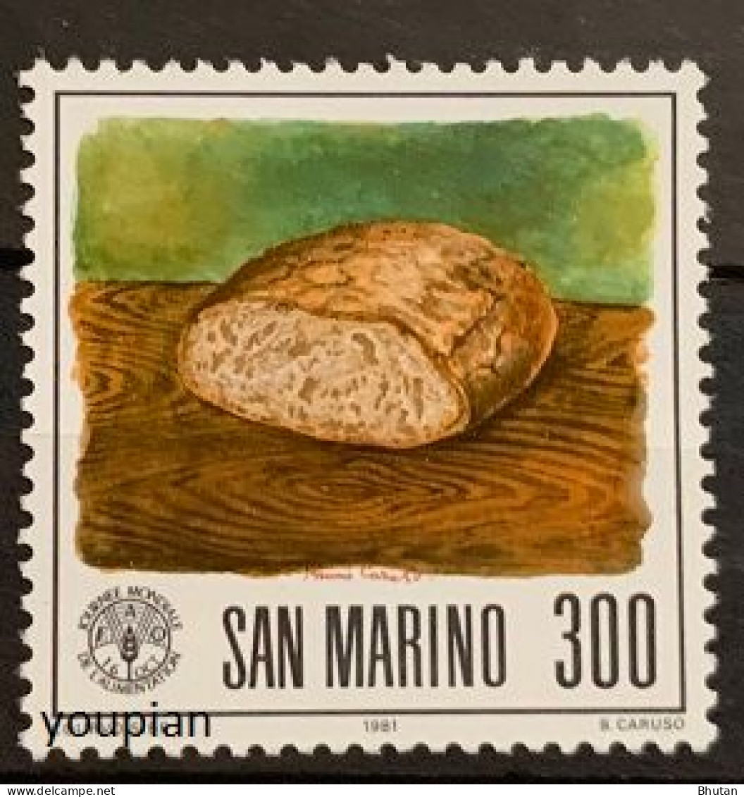 San Marino 1981, World Nutrition Day, MNH Single Stamp - Neufs