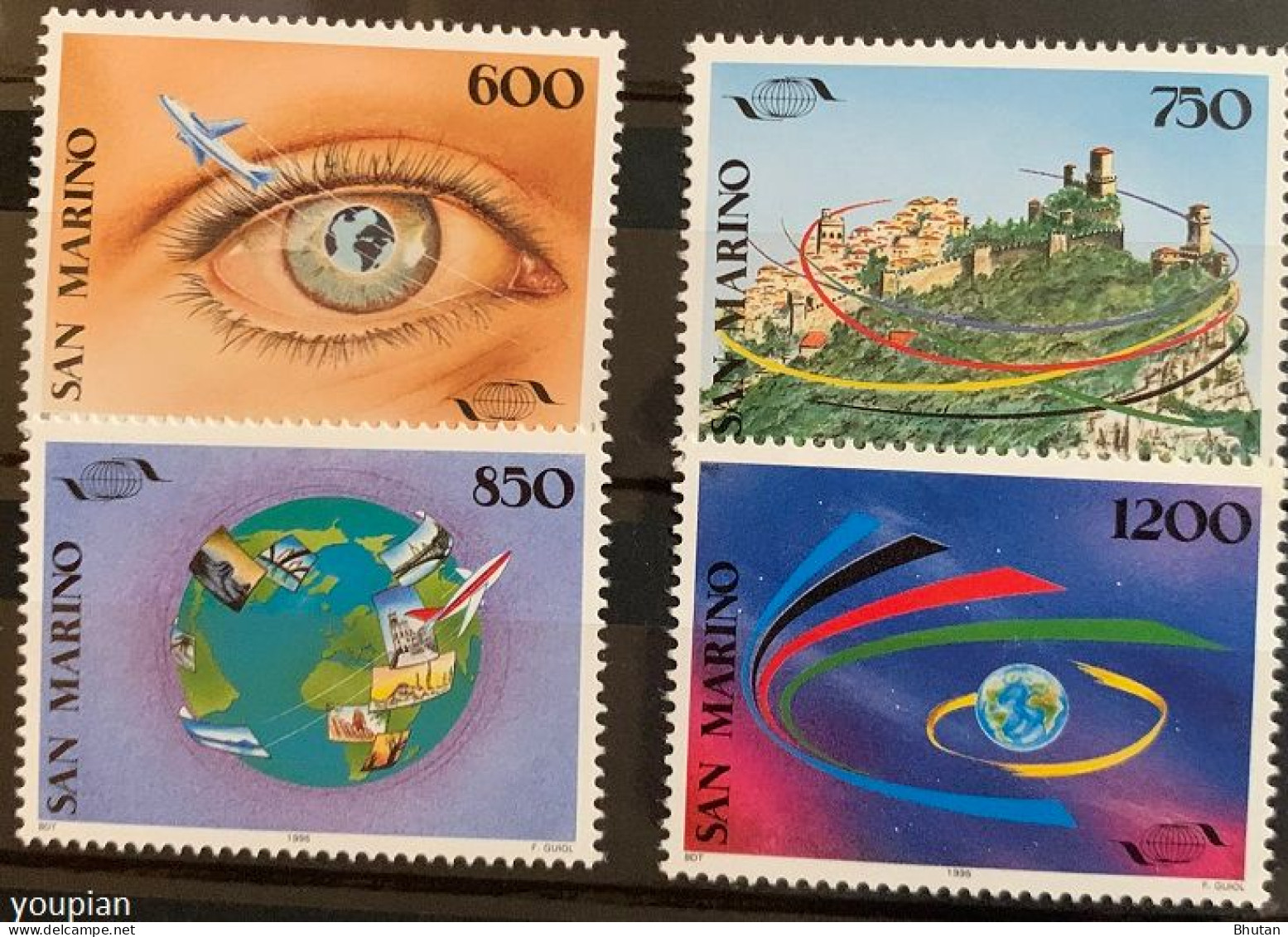 San Marino 1995, 20 Years World Tourism Organization (WTO), MNH Stamps Set - Nuovi