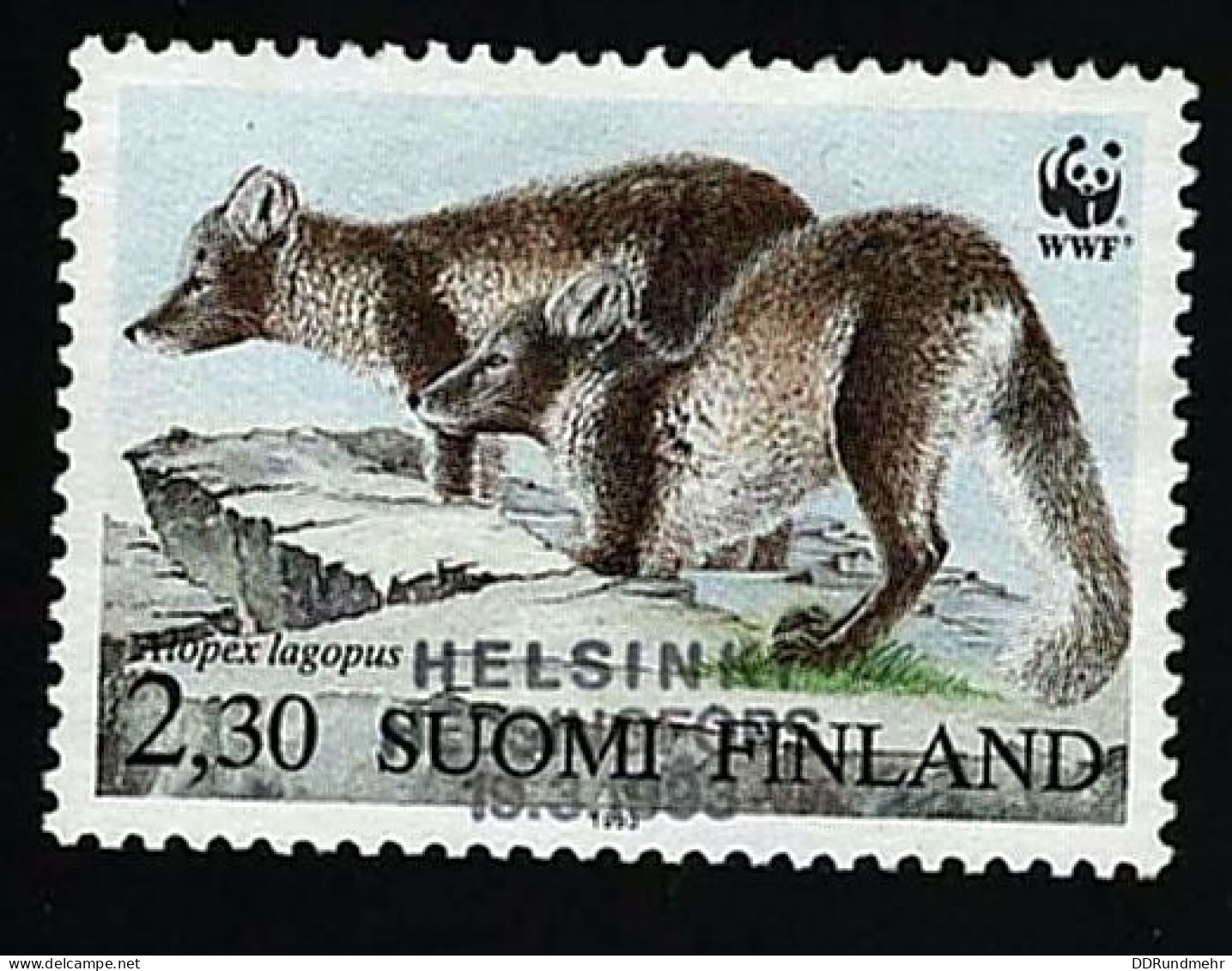1993 Arctic Fox   Michel FI 1205 Stamp Number FI 907d Yvert Et Tellier FI 1169   First Day Stamp Used - Gebraucht
