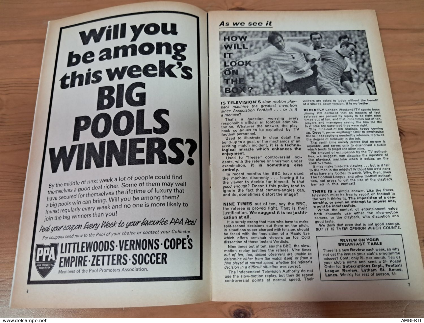 Football League Review Programa Final De La Copa De La Liga 1970 Entre Manchester City Y West Bromwich Albion - Deportes