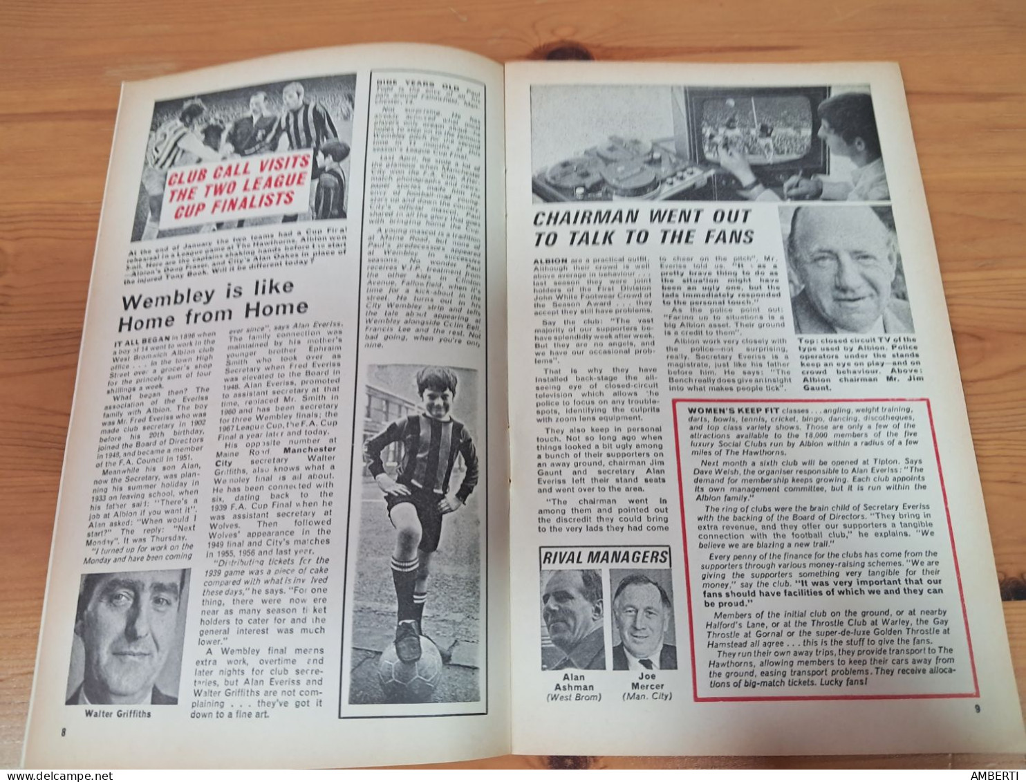 Football League Review Programa Final De La Copa De La Liga 1970 Entre Manchester City Y West Bromwich Albion - Sport